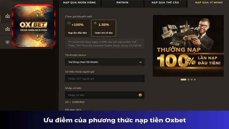 Những điều cần lưu ý khi nạp tiền vào Oxbet để tránh gặp sự cố