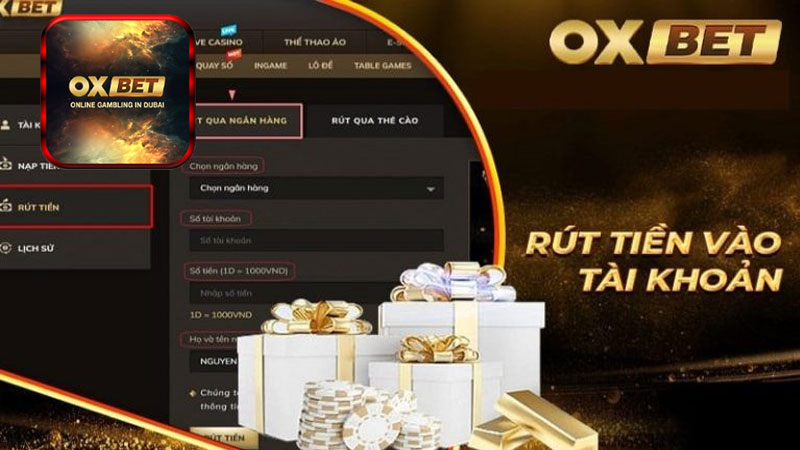 Cẩm nang chung về giao dịch rút tiền Oxbet